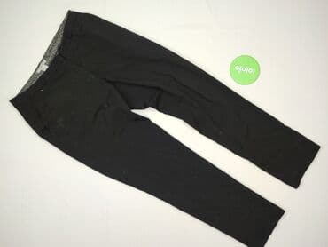 spodnie czarne materiałowe damskie: H&M, Spodnie materiałowe damskie, rozmiar M — 2