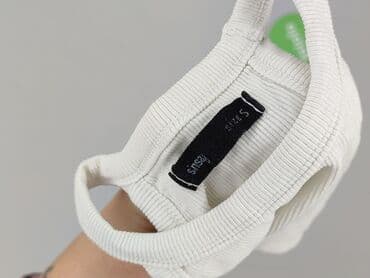 bluzki prazkowane: Sinsay, Top damski, rozmiar S — 4