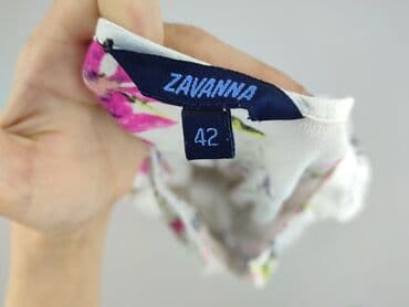 liliowa bluzki zara: Bluzka damska, rozmiar XL — 4