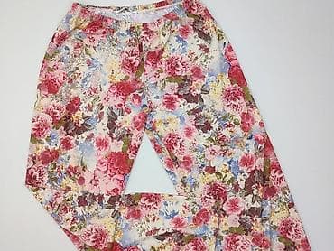 Damskie spodnie KONTATTO – Made in Italy - Wzór: bogaty kwiatowy