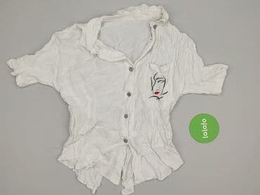 bluzki basic z dekoltem v: Women`s shirt, S — 2