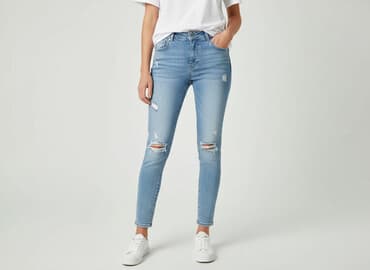 jeansy mom fit m sara: M.Sara, Jeansy damskie, rozmiar S — 8