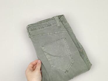 czarne jeansy lee damskie: Spodnie materiałowe damskie, rozmiar M — 5