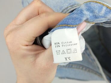 krotkie spodenki jeansowe: Szorty damskie, rozmiar XS — 4