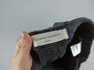 jeansy woskowane damskie: Queen Hearts, Jeans for women, size XS — 5