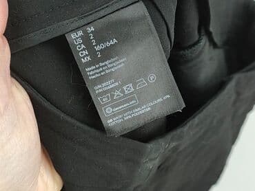 spodnie wrangler czarne: H&M, Spodnie materiałowe damskie, rozmiar XS — 5