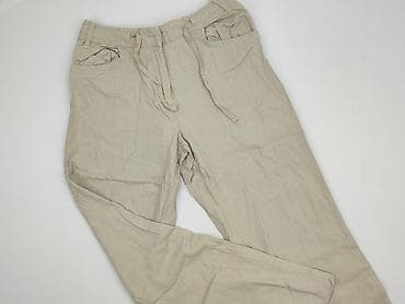 spodnie relaxed: Papaya, Spodnie materiałowe damskie, rozmiar L — 1