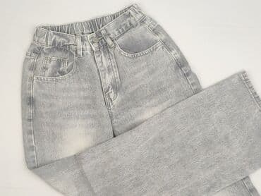 legginsy z wysokim stanem modelujące: Jeansy damskie, XS — 1