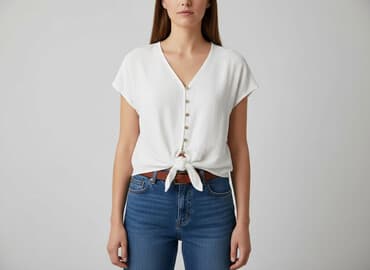 białe bluzki damskie sinsay: Sinsay, Bluzka damska, rozmiar S — 6