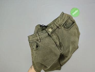 czarne krótkie spodenki sinsay: Jeansy damskie, rozmiar L — 5