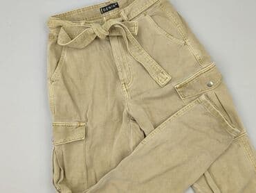Material trousers for women, size XS (EU 34) — 1