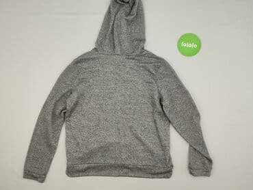 niebieska bluzka h m: H&M, Bluza z kapturem damska, rozmiar S — 4