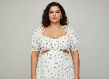 smyk białe sukienki: H&M, Sukienka damska, rozmiar 4XL — 7