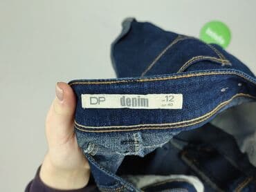 szorty jeansowe damskie luzne: Denim, Szorty damskie, rozmiar L — 4