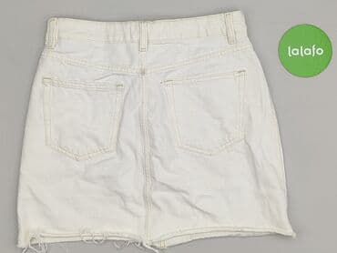 spódnice rozkloszowane z wysokim stanem: Denim, Spódnica damska, M — 3