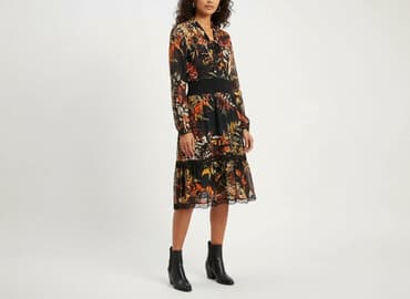 piękne jesieńne sukienki: Women`s dress, size One size — 1