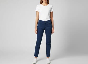 m sara spodnie woskowane: M.Sara, Material trousers for women, size S — 1