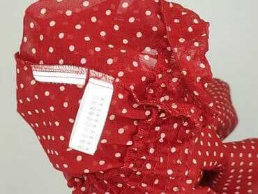 czerwone bluzki wizytowe: Yessica, Bluzka damska, rozmiar M — 6