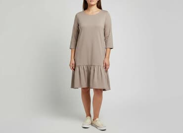 sukienki beżowe midi: Sinsay, Sukienka damska, rozmiar XL — 6