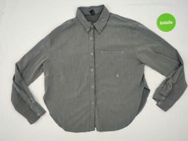 szara bluzki z długim rekawem: Koszula damska, rozmiar 3XL — 2