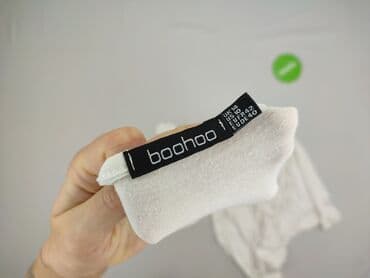 biała sukienki na panieński: Boohoo, Sukienka damska, rozmiar L — 4