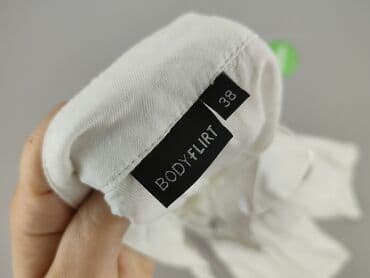 białe spodnie new yorker: BODY FLIRT, Spodnie materiałowe damskie, rozmiar M — 4