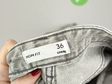 dżinsy z wysokim stanem sinsay: Sinsay, Jeansy damskie, rozmiar S — 4