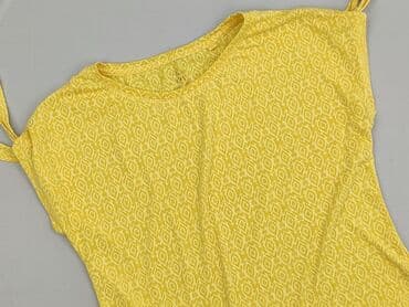 żółte bluzki z krótkim rękawem: Bluzka damska, rozmiar L — 1