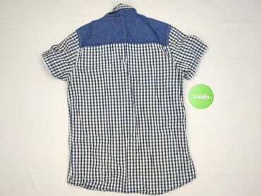 koszula w bialo niebieska krate damska: House, Women`s shirt, size S — 4