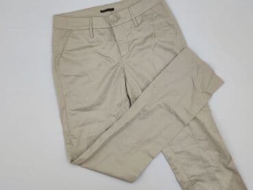 beżowe buty na koturnie ccc: Sisley, Spodnie materiałowe damskie, M — 1