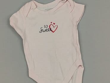 koszulka z mopsem: Body, Primark, 1-3 months, 
condition - Very good — 1