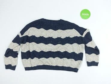 c a sweter w paski: ONLY, Sweter damski, rozmiar L — 3
