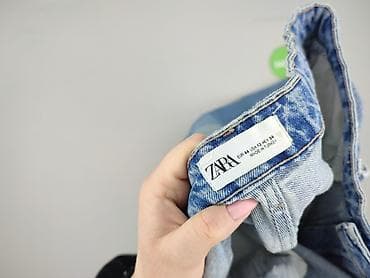 teksasy spodnie: Zara, Jeansy damskie, rozmiar 2XL — 4