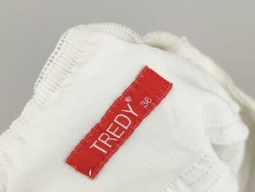 spodnie tiulowe: TREDY, Spodnie materiałowe damskie, rozmiar S — 4