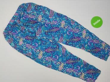 spodnie marszczone w pasie: Spodnie damskie, L — 3