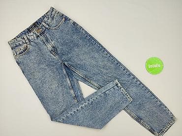 bershka biale jeansy: Bershka, Jeansy damskie, rozmiar 2XS — 2