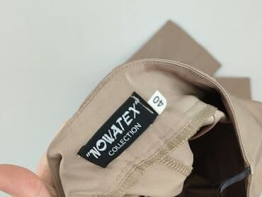 rajstopy z kaszmiru: Spodnie materiałowe damskie, L — 4