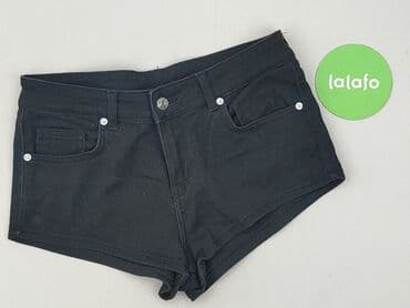 skórzane spodenki stylizacje: H&M, Szorty damskie, rozmiar M — 2