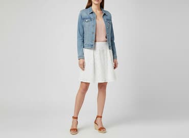 spódniczka mini rozkloszowane: Yessica, Spódnica damska, rozmiar S — 6