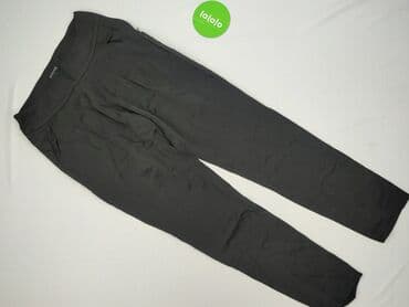 zara spodnie czarne szerokie: Spodnie materiałowe damskie, rozmiar L — 2