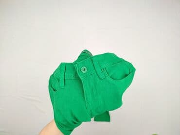 spodnie damskie jeansy zielone: Spodnie materiałowe damskie, rozmiar XS — 6