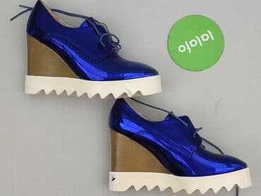 ccc srebrne sandały na obcasie: Półbuty damskie, rozmiar 39 — 4