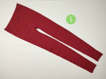 legginsy czarne prążkowane: Legginsy Sportowe damskie, rozmiar XL — 4