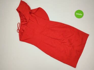 czerwona sukienki na jedno ramię: Top Secret, Sukienka damska, rozmiar XS — 4