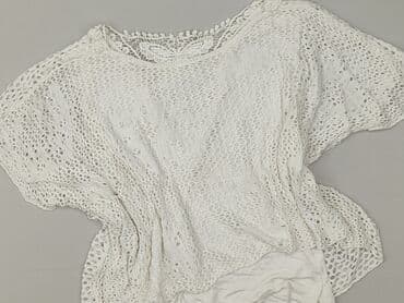 bluzka na drutach na lato: T-shirt damski, rozmiar One size — 2