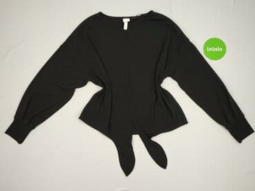 bluzka z przezroczystymi rękawami h m: H&M, Bluzka damska, rozmiar XS — 2