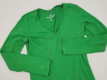 bluzki basic z dekoltem v: H&M, Футболка жіноча, розмір S — 1