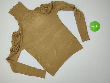 sweter h: Camel, Golf damski, rozmiar S — 3