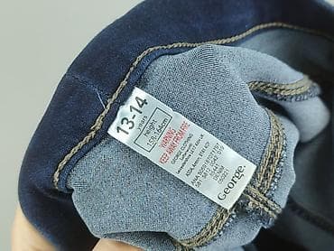 nike spodenki krótkie: Spodnie jeansowe, George, 14 lat, 158/164, stan - Idealny — 4