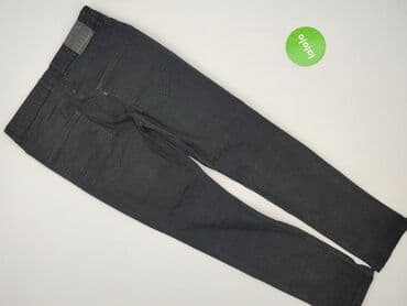czarne spodnie jeansy: Jeansy damskie, rozmiar M — 3
